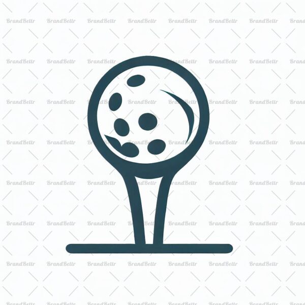 Golftee und Ball